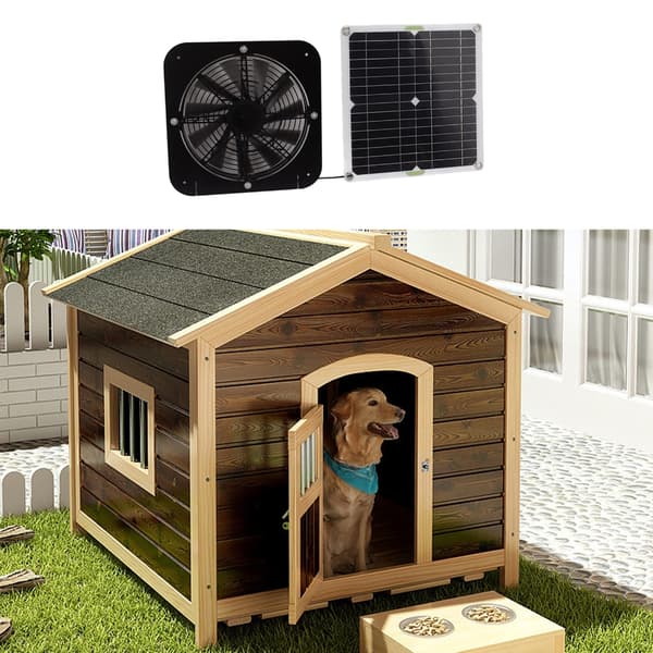Monokrystallinsk solcellepanel eksosvifte for naturlig luftstrøm ventilasjonsvifte