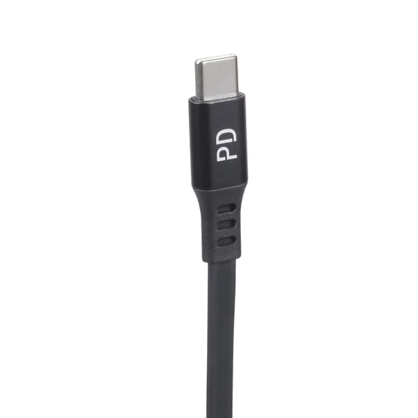 Strækbart USB C Han til USB C Han Hurtig Opladningsledning Dataoverførselskabel