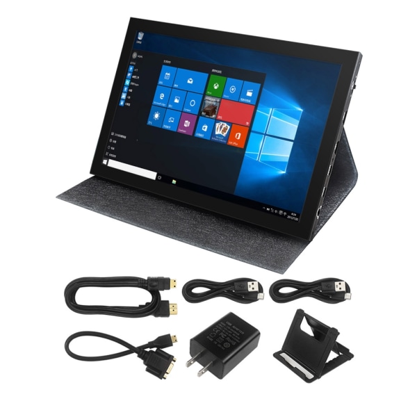 10,1 tums IPS LCD-skärm med pekskärm, valfritt läderstativ för Raspberry Pi 4B/3B+, verklighetstrogna färger 1280X800
