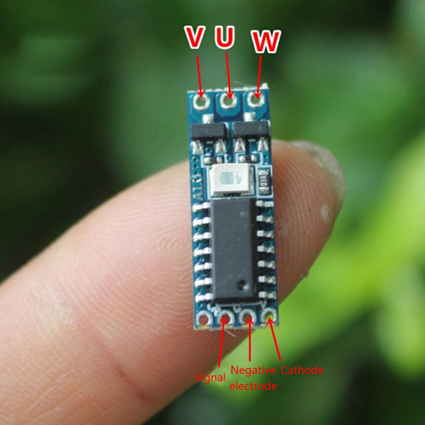 UAV ESC Driver Board Modul med Brede Spenninger 1S~2S og 4A Utgang Red