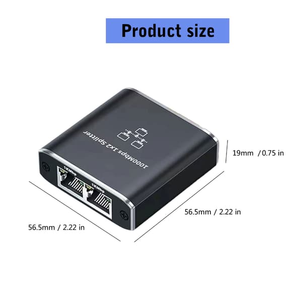 Energieffektiv Gigabit Ethernet Splitter Adapter For Stabil Forbindelse