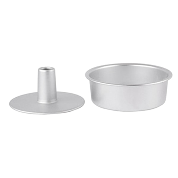 9 tums aluminiumlegering sockerkaksform ihålig skorstensform avtagbar botten bakform bakplåt kakform DIY-bakning