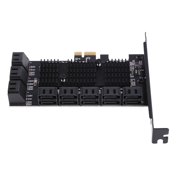 PCIE till SATA III 16-portars styrkort PCIe X1 X4 X8 X16 till SATA 3.0 6Gbps expansionskort Multi-Port hårddiskförstärkare