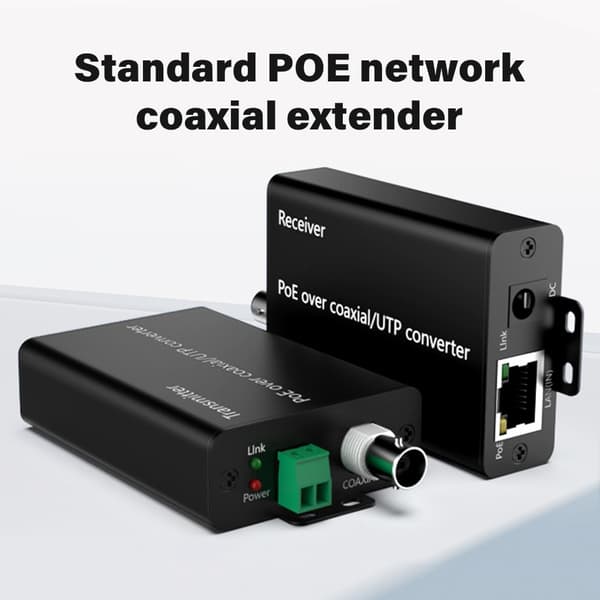 POE Koaksial Extender 500M Dataoverførsel Ethernet POE Konverter Adapter