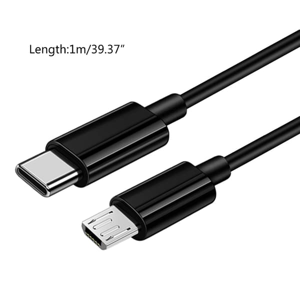 UsbC TypeC til Micro USB-kabel Tovejs OTG-adapter Datakabel 100CM