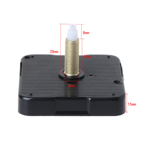 DIY Quartz Clock Movement Silent Kit Set Batteridriven mekanism för inomhus utomhus för tidsklockor användning null - 49