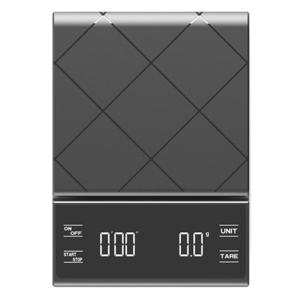 Kaffevåg med timer Digital kök Matvåg Matlagning Bakning Elektronisk vägning 3KG/0,1g Precisionssensorer