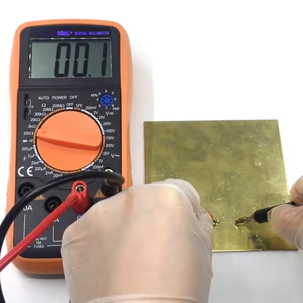 Stabelbare bananplugger Kobber testledningssett for multimeter Bilindustri 1M 4mm