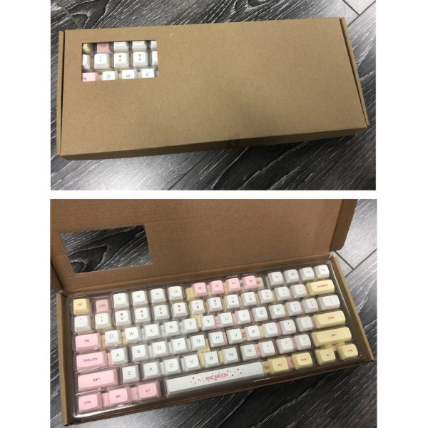 146 Keys XDA Profile PBT Macaron Keycaps Dye Sublimation For GH60 GK61 61 64 87 104 108 Keys Cherry Mx Switch for M