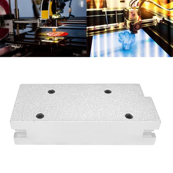 Aluminiumslegering Varmeblok til 3D-printer V2.4 Hotend Forbedret Varmefordeling