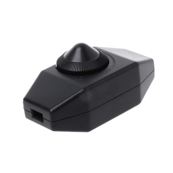 220V 1A Lampa Dimmer Sladd Strömbrytare Plug In Bord Golvljus Dimmer På Av Dimmer Switch Svart/Vit 7x3,3x2,4cm Silver