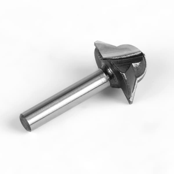Solid Stål Rund Bunn V-Formet Fresekutter For Trebearbeiding Og Laminert Panel C