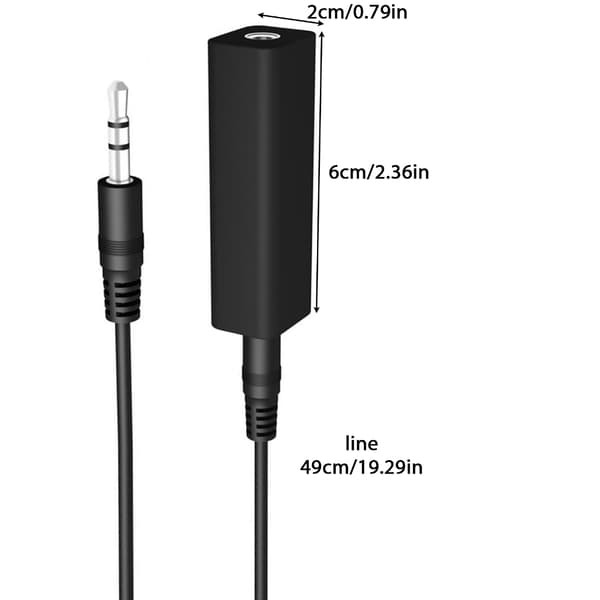 Eliminera Ljudbrus 3,5 mm Port Effektiv Brusisolator Reducerar Brus