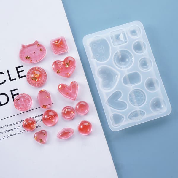 DIY Håndverk Øredobber Støpeform Øredråper Dingle UV Krystall Resin Epoxy Form