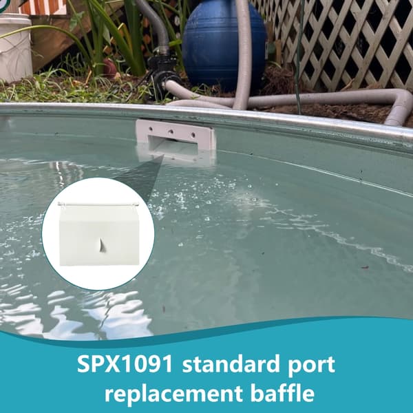 SPX1091 Pool Skimmer Flap Skimmer Dörr Flapper Weir Gate Assembly Hållbar