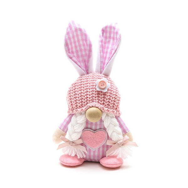 Påskhare Tomte Plysch Skandinavisk Tomte Elf Dekorationer Kanin Ornament