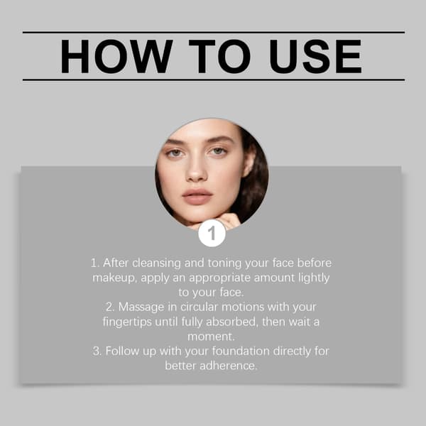 Fugtgivende Ansigtsprimer Makeup Gripping Primer Creme Langvarig Hydrering