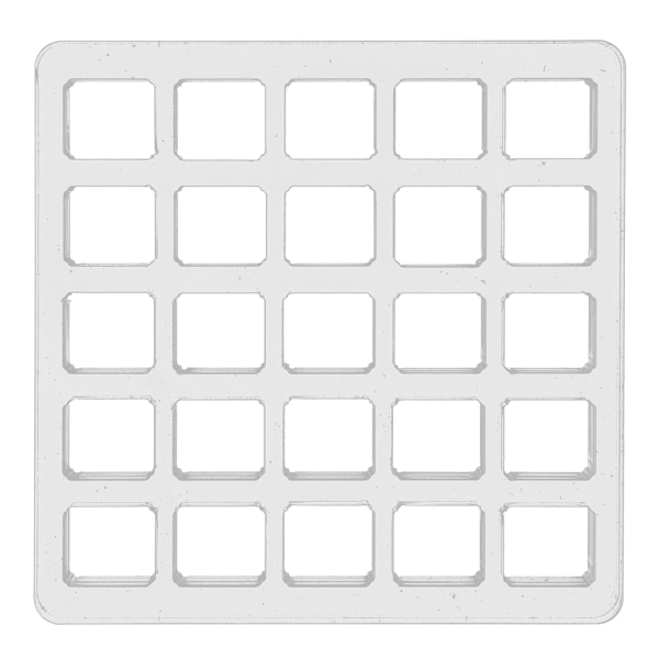 Brytertesterbase Akrylplate for Cherry MX Bryter Lagring Display Board Tester Base 12/16/25 Brytere