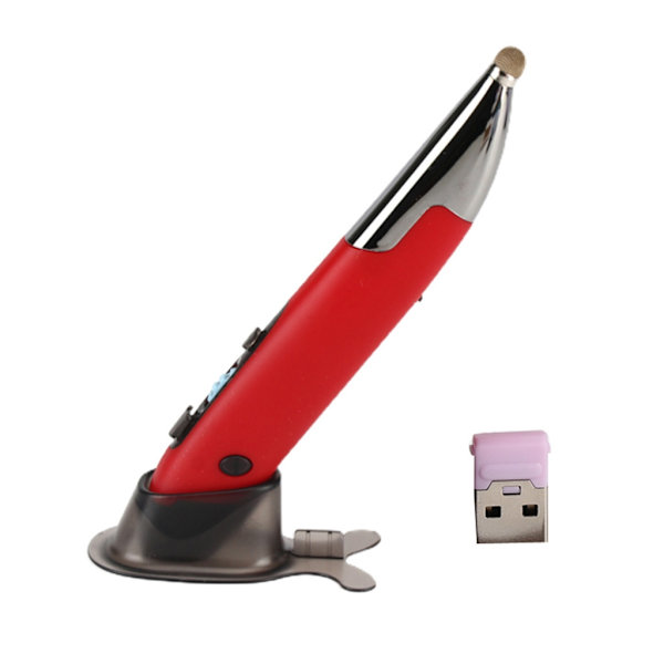 Ladattava oikean ja vasemman käden 1600 DPI USB 2.4G + Bluetooth-yhteensopiva Dual Mode langaton hiiri kosketuskynällä