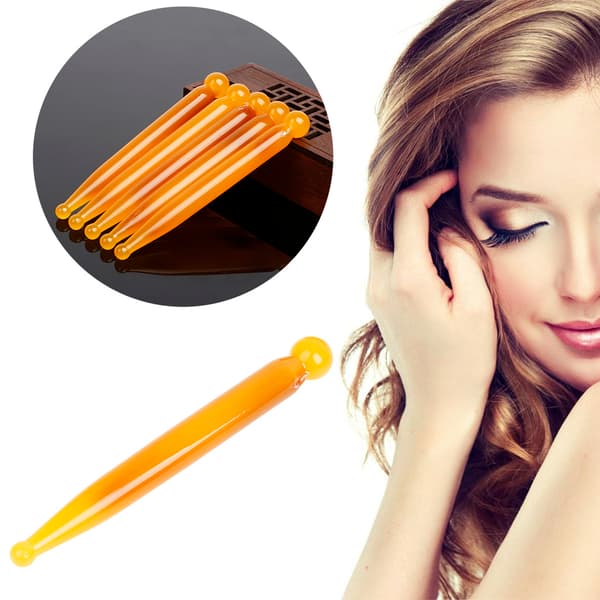 Resin Traditionell Relax Ansikte Ögon Skönhet Massage Zonterapi Stick Bar Tool