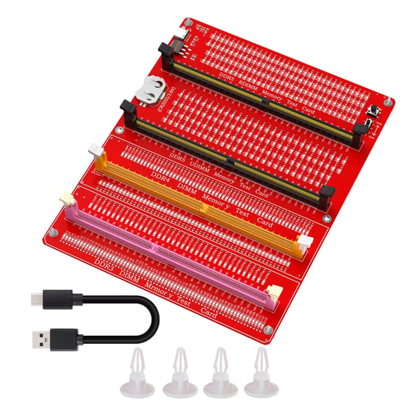 DDR3/4/5 RDIMM/UDIMM Hukommelsestester med LED-indikator til stationær computer