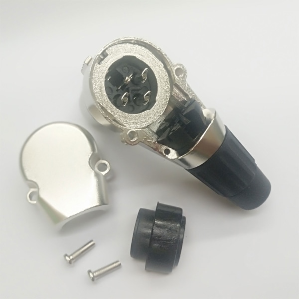 3-polig rätvinklig XLR-kontakt 90 graders hane XLR-adaptrar 3-polig mikrofonkontakt Ljudkabelkontakt Public plug