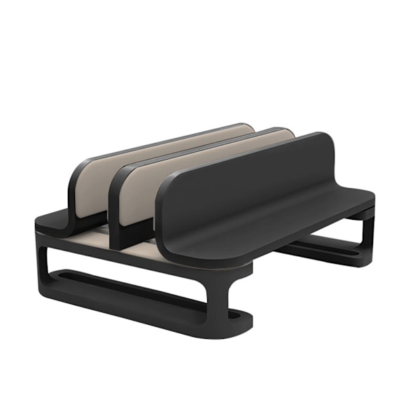 Vertikal Kølende Laptop Stand Aluminium Enkelt/Dobbelt Skrivebordsholder Justerbar Dock til Notebook til MacBook og Mere