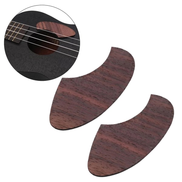 Ukulele Pickguard Rosenträsköld Ukulele Pick Guards Tårdropsform Pick Guards Tallrik Tillbehör för musikinstrument A