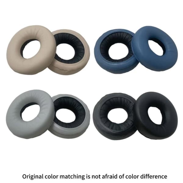 Skumøreputer og hodebåndputer erstatningssett for WHCH520-headset Black