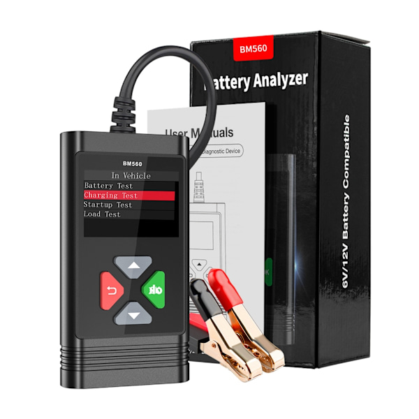 Startströmsladdningstestare Diagnostikverktyg Generator Batteritestare Analysator