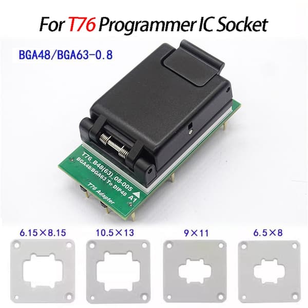 Udskiftelig Probe BGA48 BGA63 BGA67 til DIP48 Adapter til Programmer