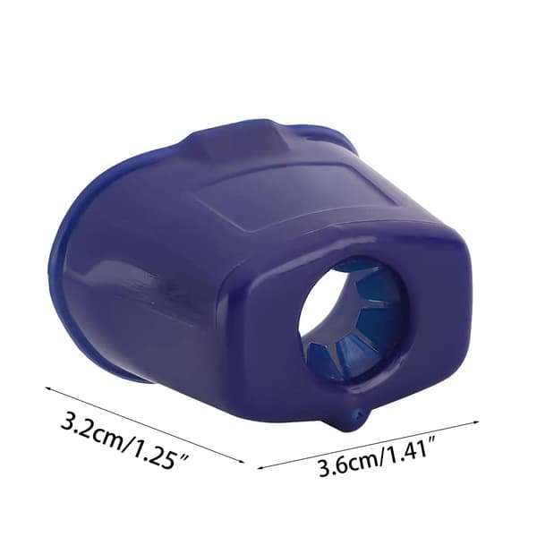 Ergonomisk øyedråpeguide fungerer med de fleste øyedråpeflasker for kvinner og menn