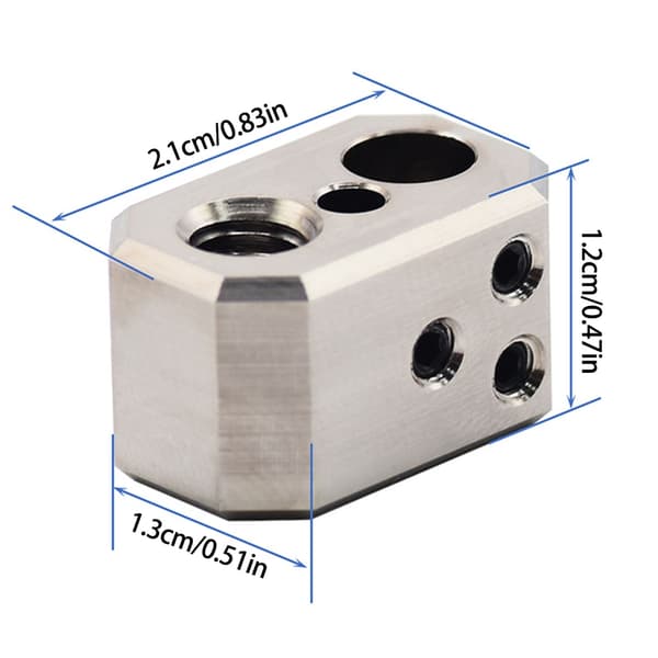 3D-printer varmeblokk for i3 MK4 modellbygging og prototyping