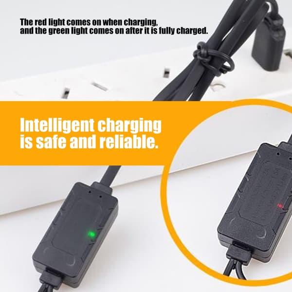 Kompakt magnetisk USB-lader for batteri med PVC-konstruksjon
