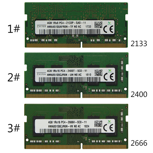 4GB DDR4 2400MHz 1,2V 240-stifts icke-ECC obuffrad stationär datorminnesmoduler Uppgraderingssats 2133Mhz, 2400Mhz, 2666Mhz 1