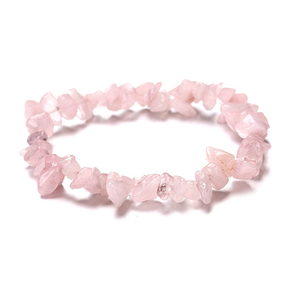 Färgglada Stenar Kristallgrus Chakran Armband Naturliga Ädelstenar Pärlor Armband Chakran Kristallflis Stenarmband
