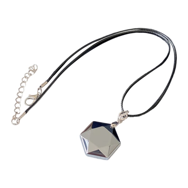 Hexagonal Star Terahertz Energy Halsband Handgjorda Vintage Stone Pendant Halsband Choker Chain Smycken för kvinnor Män null - B