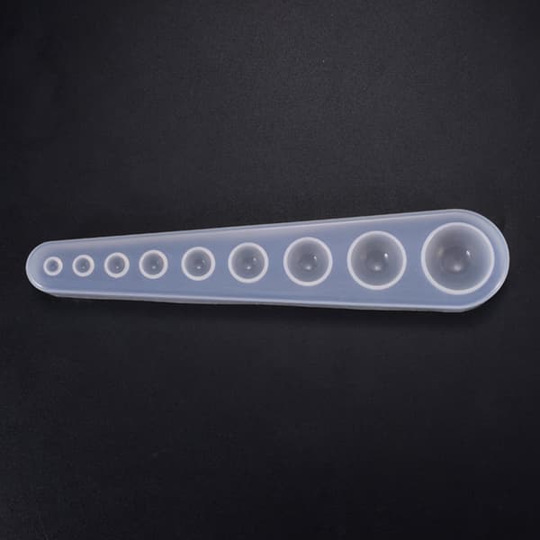 Multi-standard halvkuglekollektion form DIY epoxyharpiks smykker silikoneforme