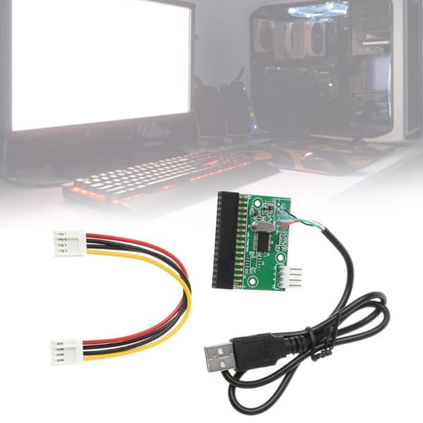 34Pin til USB-kabeladapter Enkel 1,44MB 3,5 tommer diskettedrevsforbinder PCB