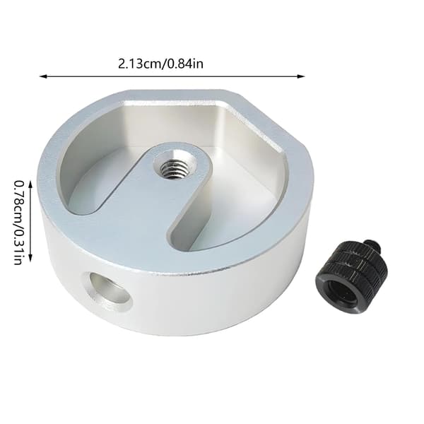 Aluminium Stativ Fäste Adapter Universal Stativ Kontakt för Enheter Mini
