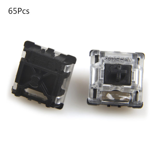 Gateron Mekaniskt tangentbord Tyst Brytare Svart Röd Te Grön Silver Gul 5pin Transparent för Chassi för RGB Plug-in La