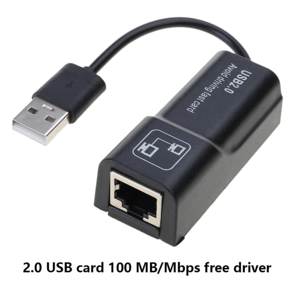 USB til Ethernet-adapter USB 2.0 til 10/100mbps LAN Nettverksadapter Ethernet