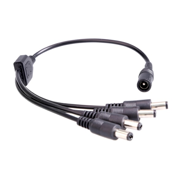 Power DC5,5x2,1mm Anslut dina enheter med enkelhet hona till hane power 22/0,12ASx2C huvudsladd One to eight