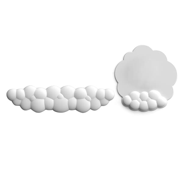 Cloud Håndleddsstøtte Combo Musematte Håndleddsstøtte Ergonomisk Smertelindring Søtt Skrivebordstilbehør Sklisikker Håndleddsstøttesett