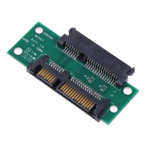 Ny SATA 22P-adapter 3,5" & 2,5" SATA 22Pin 7+15 hane till SATA 22P kvinnlig bärbar hårddiskförlängningsadapter PCB