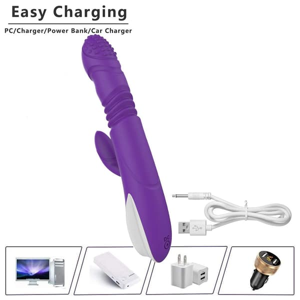 Kvinner Vibrator Vanntett - Kraftigste Vibrator for Kvinner - 7-frekvens USB