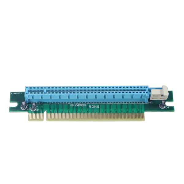 PCIE 90 graders rät vinkel PciE PciExpress 16X Extender Protector Adapterkort för 1U serverchassitillbehör Black
