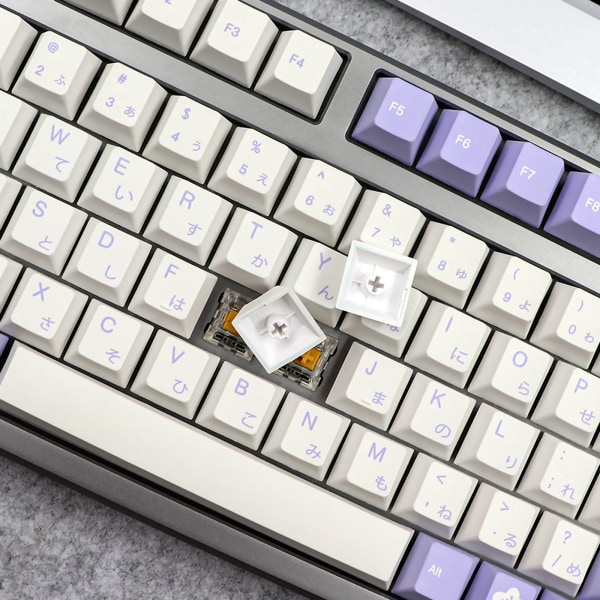 133 st för Key Caps Dye Sub Cherry Keycaps för MX Switch mekanisk tangentbordsnyckel