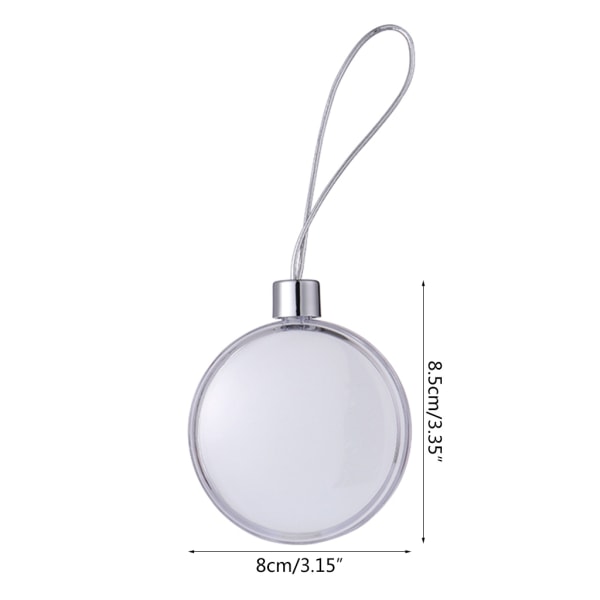 Sublimation Blank Pendant Värmeöverföring med rep för Holiday DIY-hängen 1