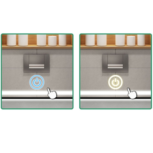 Spegellampa dedikerad för Touch On/Off Isolerad för Touch Switch Sensor för badrum Anti-dimljus Spegel LED Spegel Ca B